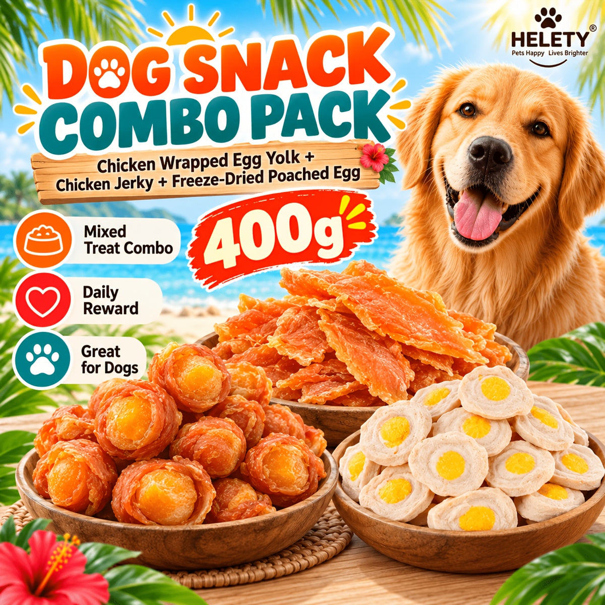 Dog Treat Flavor Selection with Chicken and Duck Jerky Options, Mixed Flavor Snacks for Supervised Training Rewards, Daily Treat Time and Dog Gift Baskets