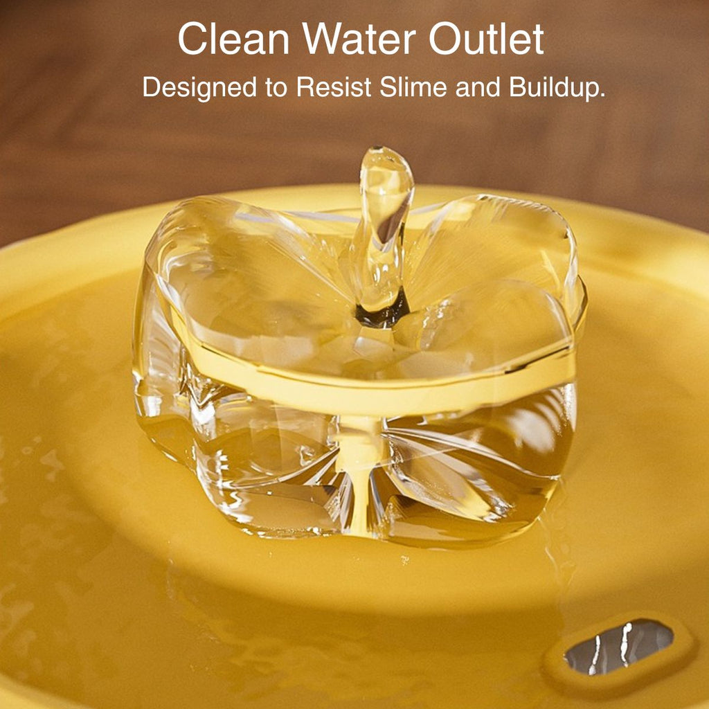 1.5L Cat Water Fountain with Filter Pad, Quiet USB Powered Automatic Pet Drinking Dispenser with Clear Reservoir for Cats and Small Dogs