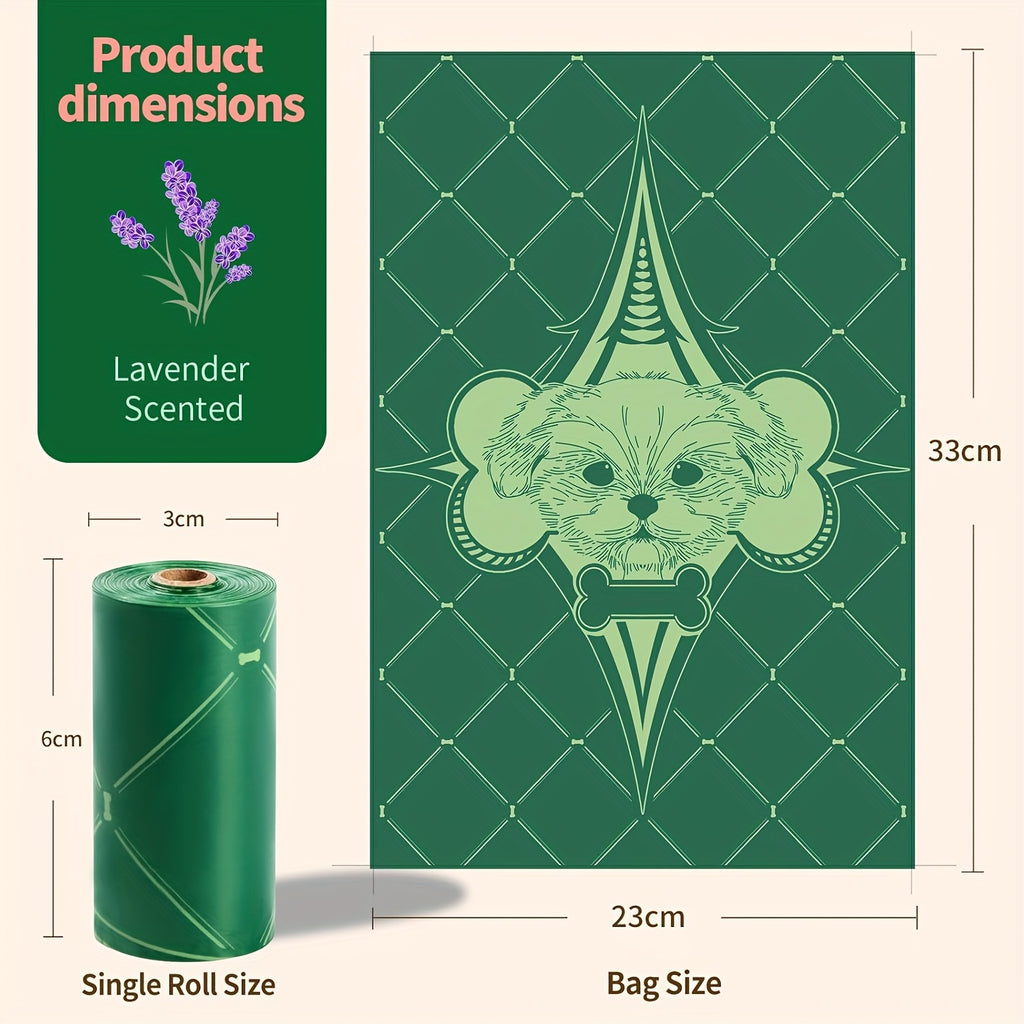 Dog Poop Bags, Extra-Thick Leak-Proof Pet Waste Bag Rolls in 270 or 540 Count for Daily Dog Walks, Cat Cleanup and Outdoor Travel