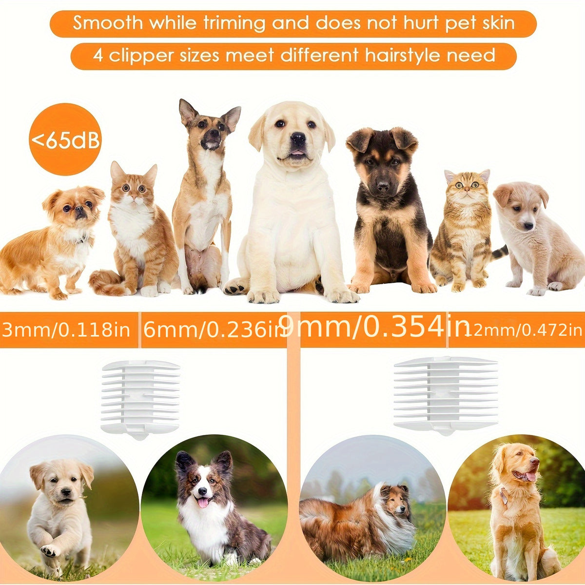 Dog Grooming Vacuum with Dryer Function, 74.39 oz Dust Cup, Low-Noise Pet Hair Collection and Grooming Tools for At-Home Shedding Care