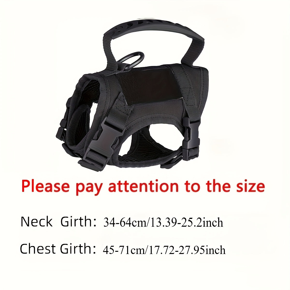Tactical Cat Harness with Adjustable Chest Straps, 600D Pet Vest for Cats and Puppies, One-Size Training Gear in Six Color Options