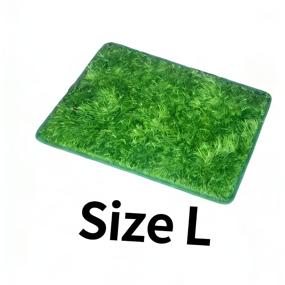 Artificial Grass Potty Training Mat for Dogs, Washable Reusable Turf Pad with Drainage and Non-Slip Base for Indoor and Outdoor Use