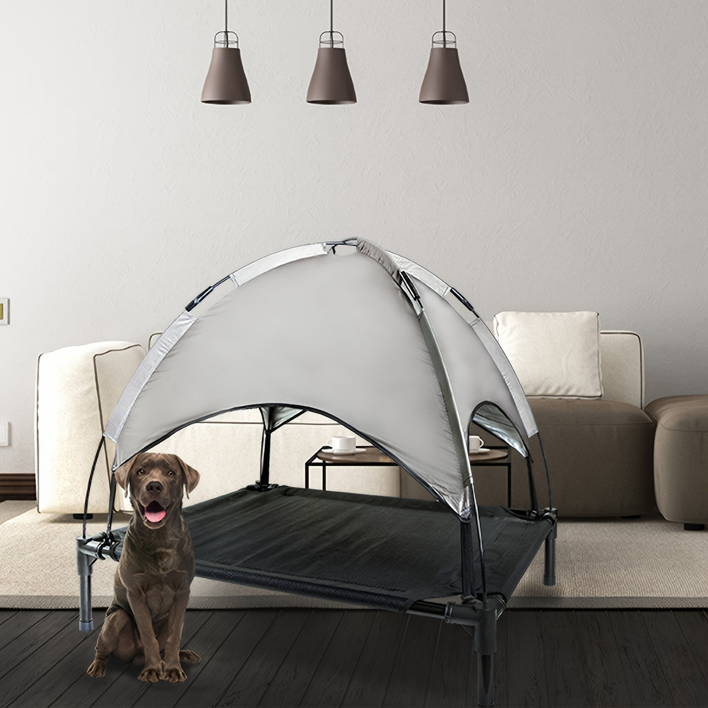 Outdoor Pet Tent for Cats and Dogs, Portable Breathable Pet House in Medium or Large for Supervised Backyard Rest, Camping and Everyday Outdoor Outings