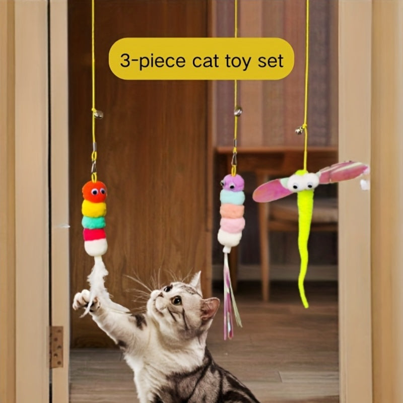 Cat Wall Climbing Frame with 3 or 5 Levels, Solid Wood Wall-Mounted Cat Furniture for Indoor Scratching and Play, Optional Hammock Combination