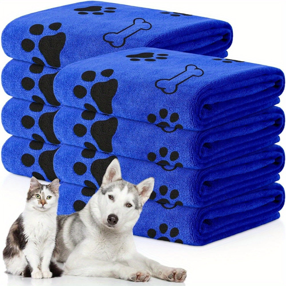 Microfiber Dog Towel, 52 x 100 cm Absorbent Quick-Dry Pet Bath and Grooming Cloth for Medium to Large Dogs, Eight Color Options for Home and Travel