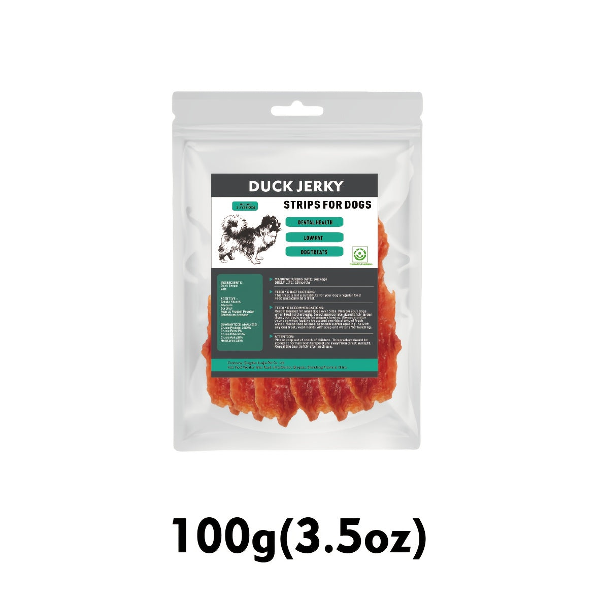 Dog Treats with Chicken Jerky, Duck Strips, Sweet Potato Wraps or Triple Flavored Kabobs, Selectable Snack Packs for Supervised Rewards