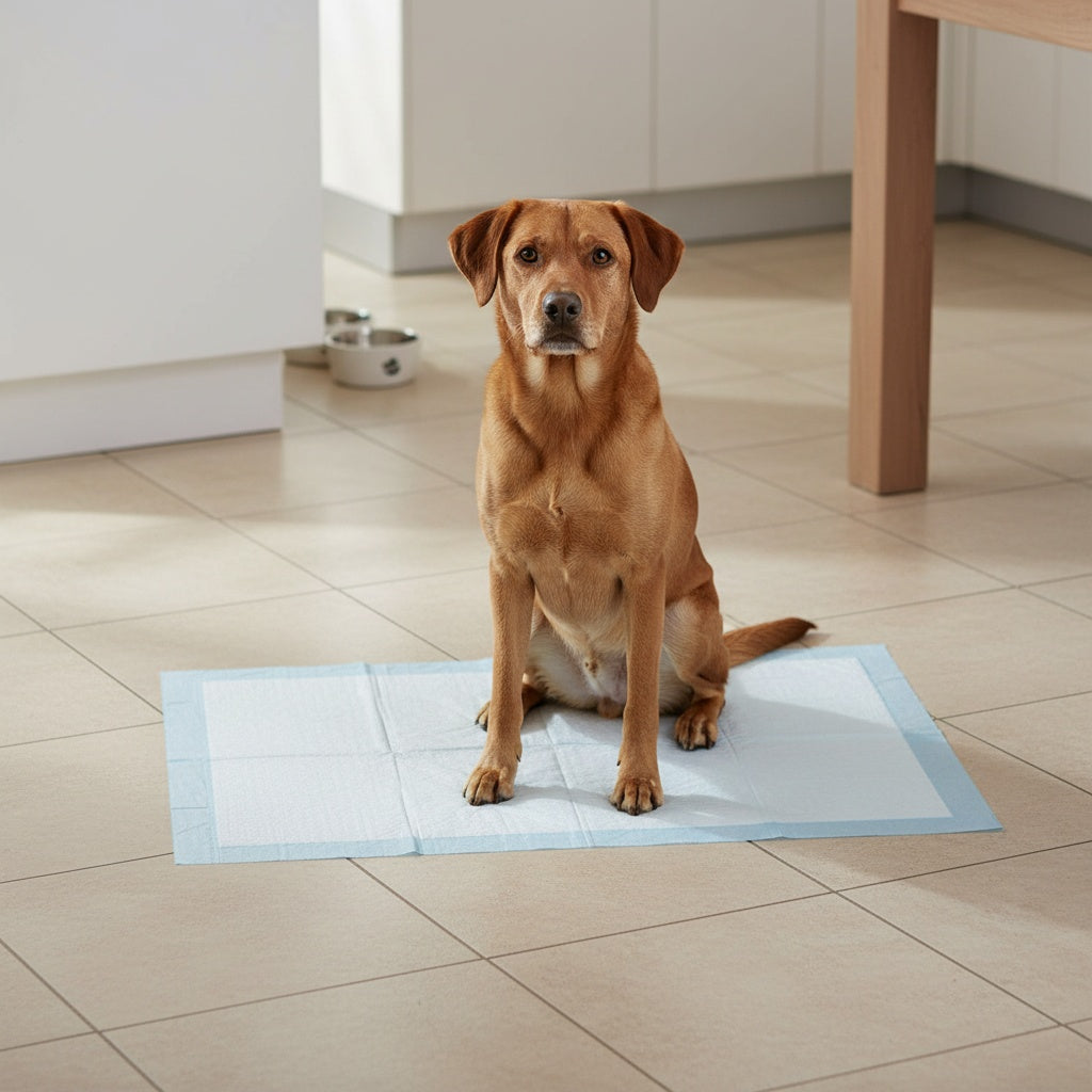 Dog Training Pads 36 x 55 Inch, 40 Count Super Absorbent Puppy Pee Pads with Oversized Coverage for Indoor Potty Training and Daily Cleanup