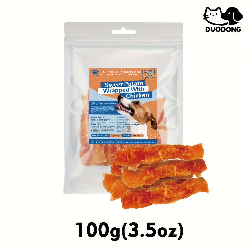 Dog Training Treats Grain Free Variety Pack, 2 Bags 7.05 oz with Triple Flavor Kabobs, Chicken Jerky, Duck Strips or Chicken Potato, High Protein Rewards for Puppies and Adult Dogs