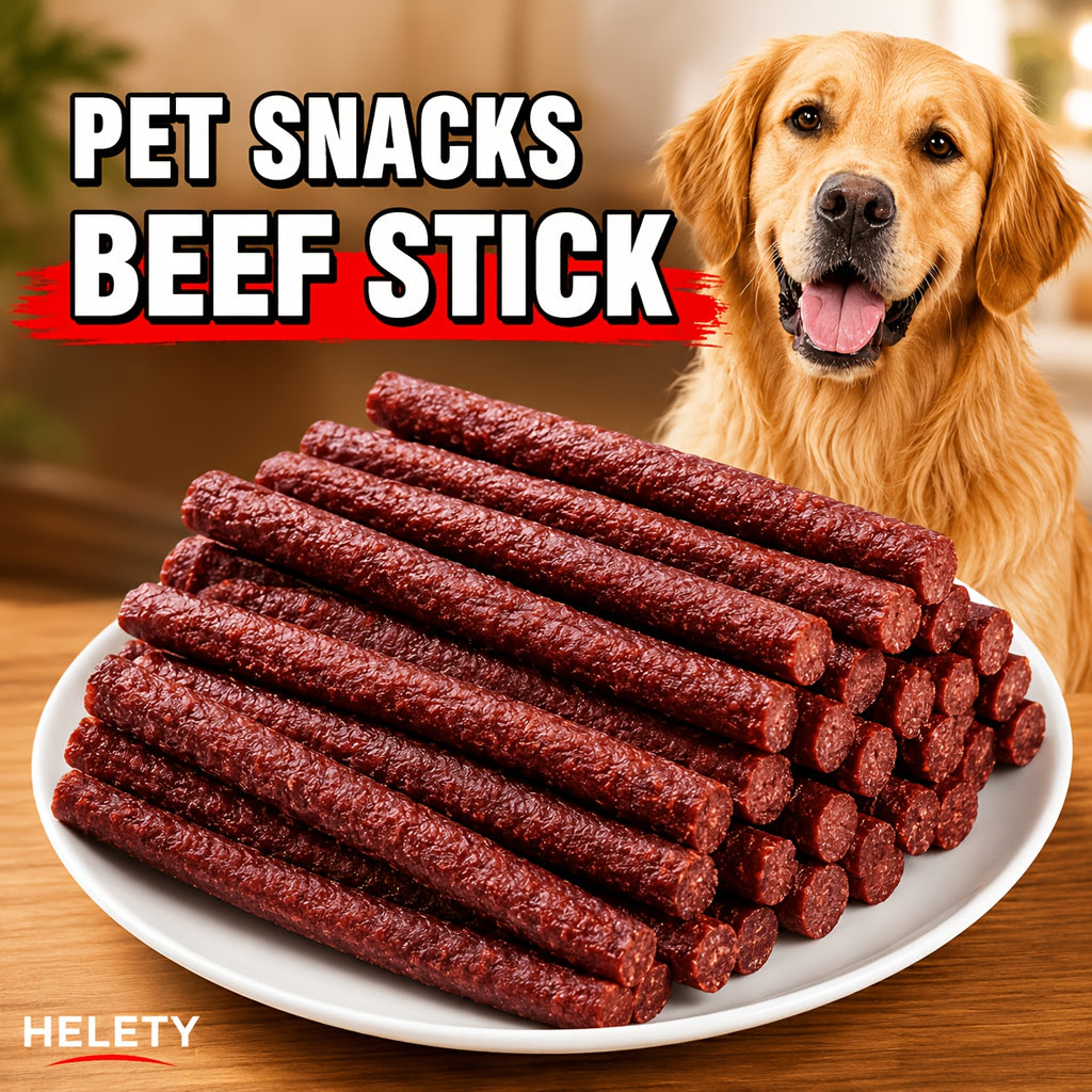 Beef Jerky Dog Treat Sticks, 100g or 100g + 100g Pack Options for Supervised Chewing, Everyday Training Rewards and Dog Gift Baskets