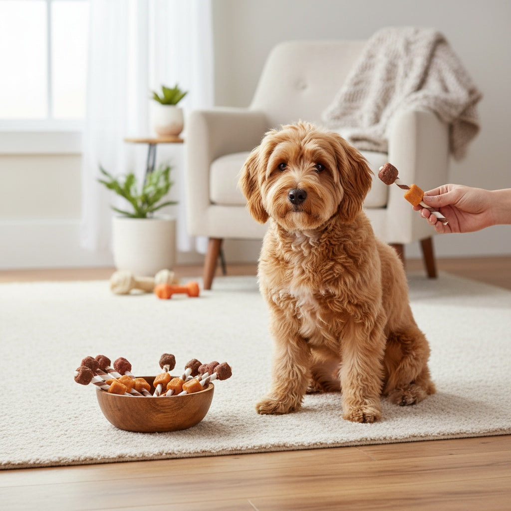 Rawhide Kabob Dog Treats with Beef, Chicken and Chicken Liver, Plus Twist Stick Options in 100g to 900g Packs for Supervised Chewing