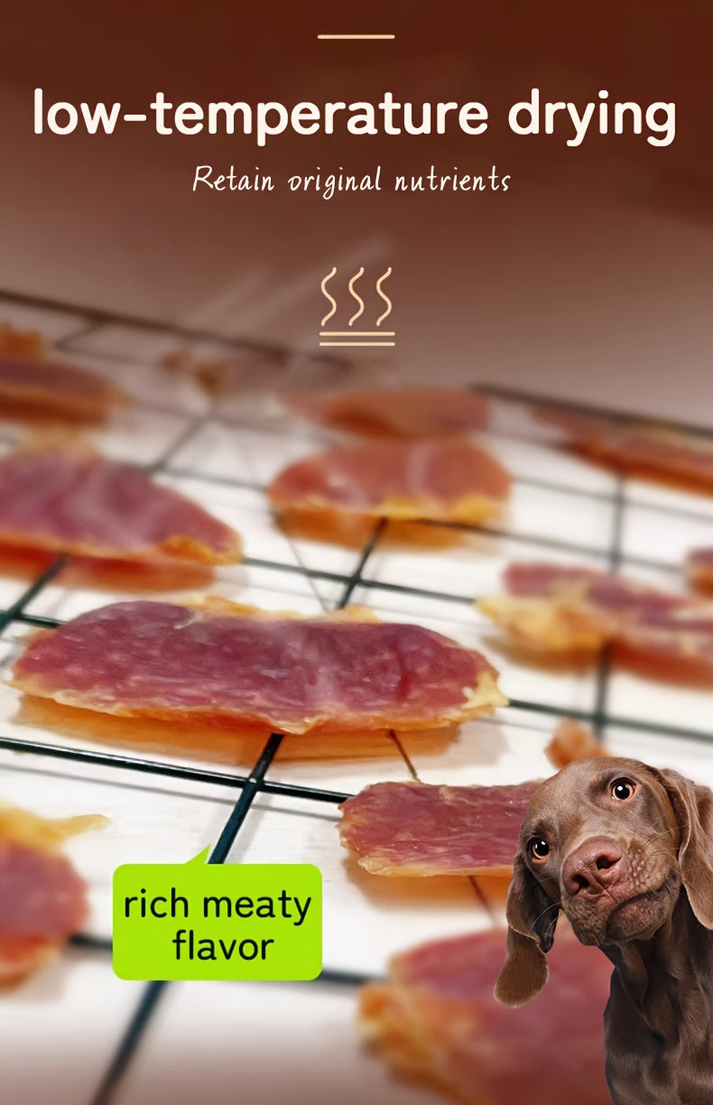 Chicken Gizzard Dog Treats, Air-Dried Jerky Slices for Supervised Training Rewards, Everyday Snack Breaks and Dog Owner Gift Baskets
