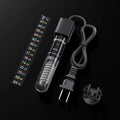 Small Fish Tank Heater 50W, Mini Submersible Aquarium Heater Preset to 78°F for 1-10 Gallon Tanks, 4.5-Inch Design with Thermometer Strip