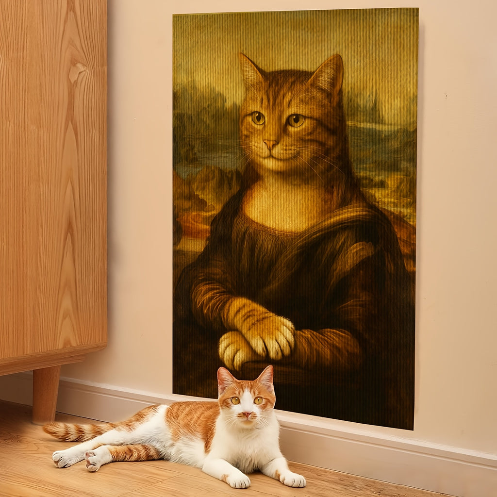 Self Adhesive Cat Scratching Pad, 23.6 x 15.7 Inch Wall-Mounted Scratcher and Sofa Protection Mat for Indoor Cats, Starry Sky Art Style Options
