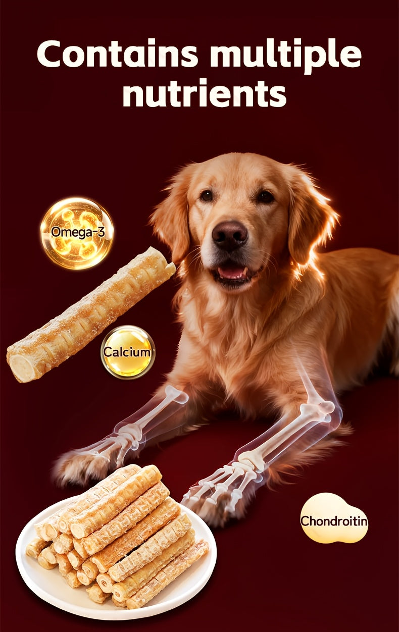 Salmon Bone Dog Treats, 80g Freeze-Dried Crunchy Fish Snacks for Small and Medium Dogs, Supervised Reward Treats for Everyday Treat Time