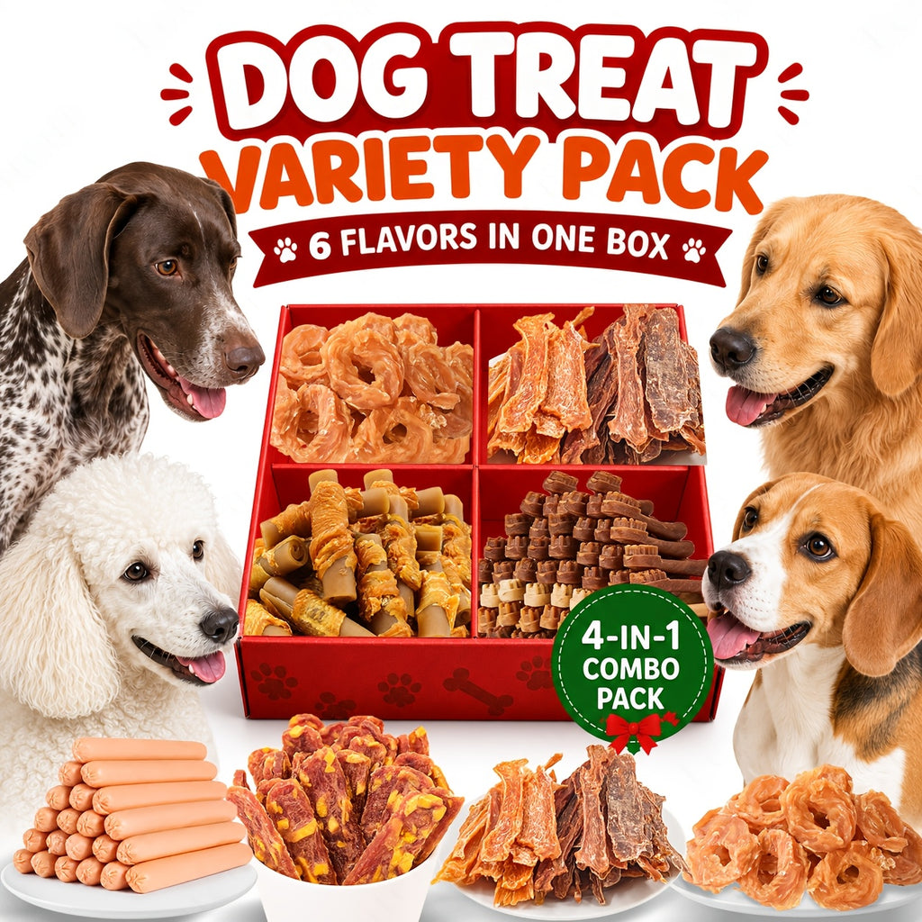 Pet Jerky Treats with Chicken and Duck Combo Options, Beef Cubes and Chew Selections for Supervised Training Rewards and Everyday Snack Time
