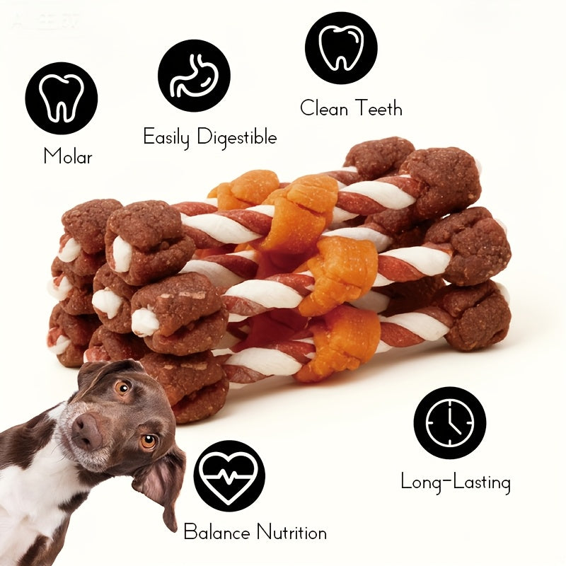 Dog Chew Treats 155g, Winding Stick Snack Option for Small Medium and Large Dogs, Supervised Chewing Rewards for Everyday Treat Time