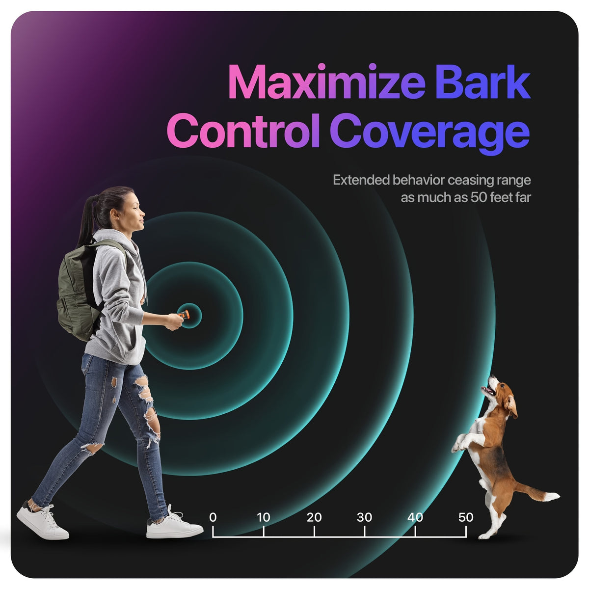 Sonic Bark Control Device for Dogs, Owner-Supervised Sound-Based Training Accessory in Grey or Mixed Colors, One-Size Dog Behavior Management Tool