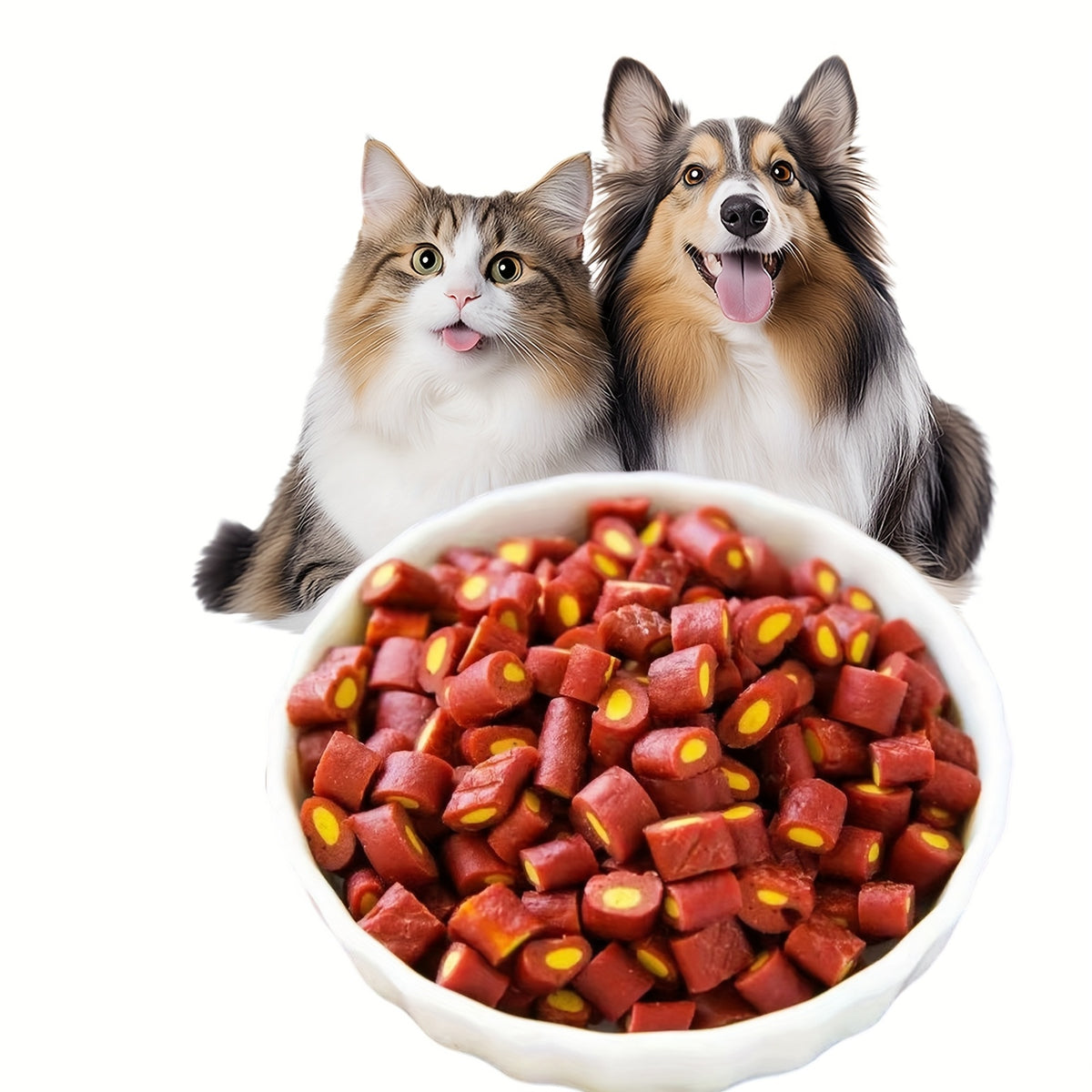 Beef and Egg Yolk Dog Treats, 150g / 5.29oz Cube Snacks for Supervised Training Rewards, Everyday Treat Breaks and Dog Lover Gift Baskets
