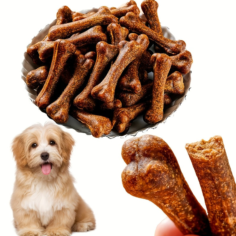 Beef Dental Chew Bones for Dogs, 150g / 5.29oz Meat-Filled Dog Treats for Supervised Chewing, Training Rewards and Everyday Snack Time