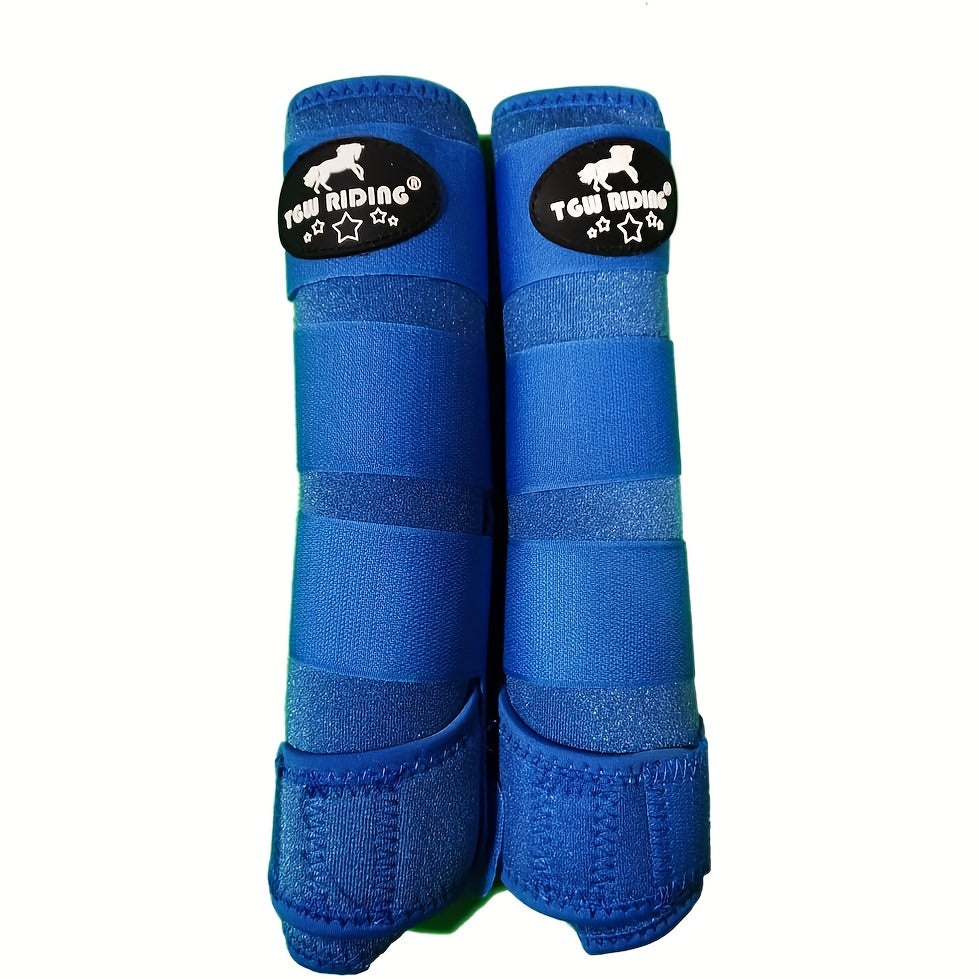 Horse Front Leg Sport Boots for Equestrian Training, Lower Limb Coverage for Supervised Exercise, Seven Colors with Small, Medium and Large Options