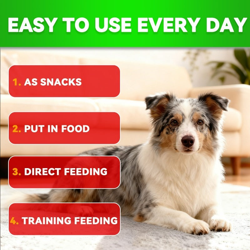 Dog Calming Chewable Tablets, Chicken-Flavored Pet Supplement in 160-Count Jar or 320-Count Two-Jar Pack for Owner-Managed Wellness Routines