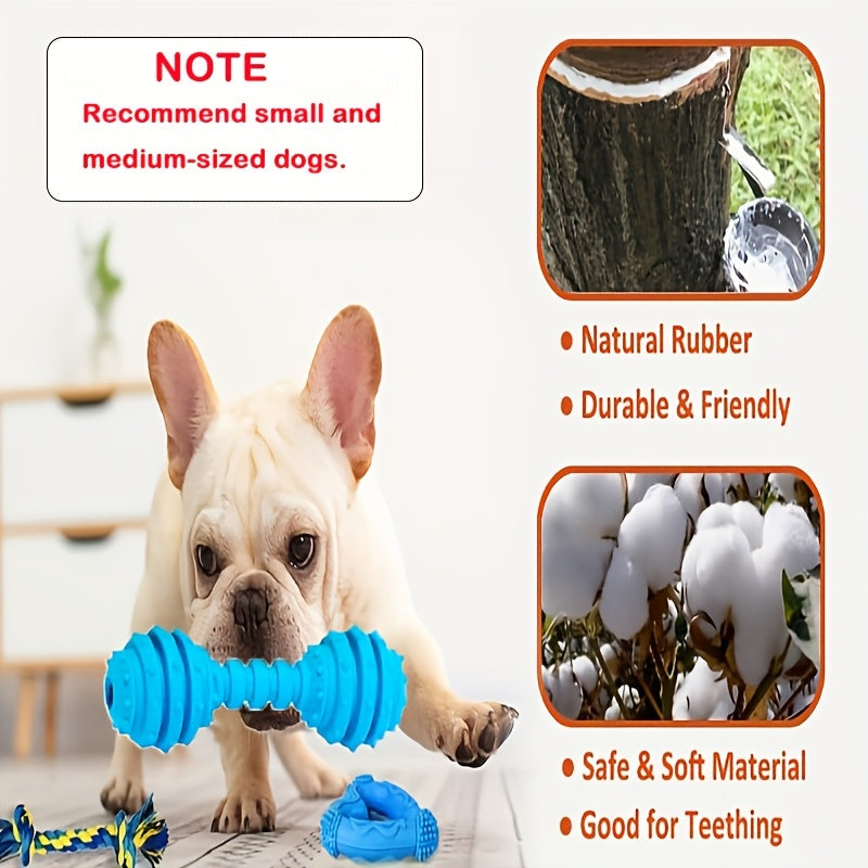 Assorted Puppy Toys for Small Dogs, Random 3 or 12 Piece Chew and Play Toy Packs for Supervised Indoor Games, Toy Rotation and Birthday Gifts