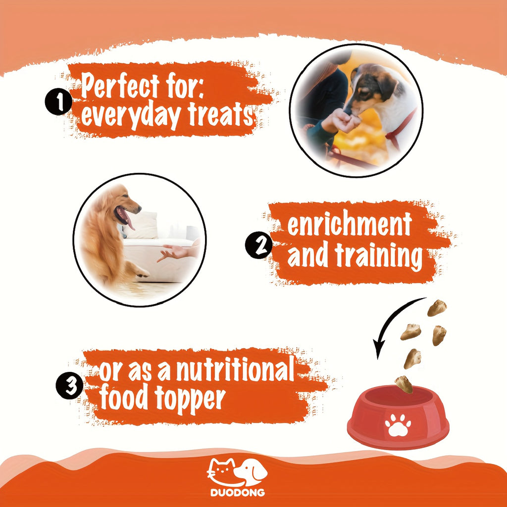 Single Ingredient Chicken Heart Treats for Cats and Dogs, Freeze Dried Grain-Free Training Rewards and Meal Topper in 200g or 300g Options