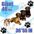 Dog Training Pads 36 x 55 Inch, 40 Count Super Absorbent Puppy Pee Pads with Oversized Coverage for Indoor Potty Training and Daily Cleanup