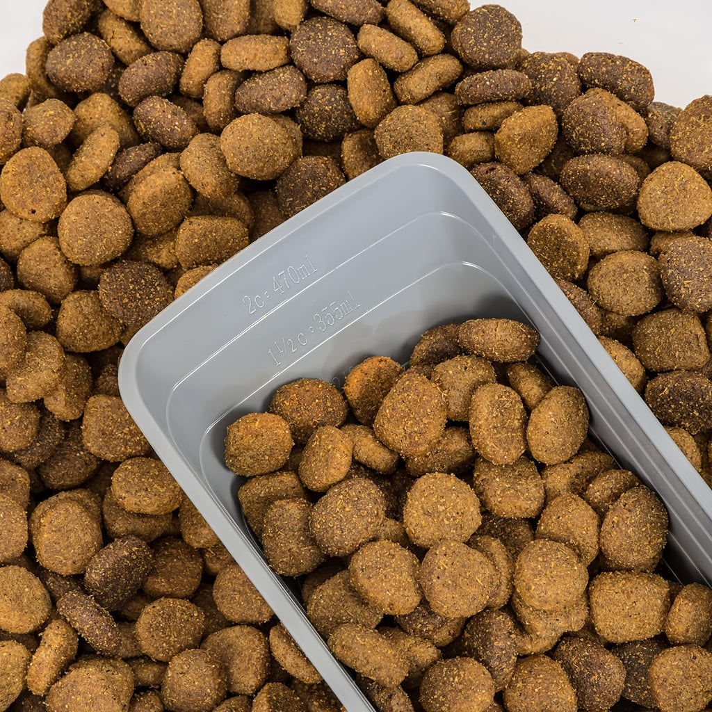 Dog Food Storage Containers 30QT + 10QT, 3-Piece Airtight Plastic Set with Scoop and Detachable Wheels for Cat Kibble, Treats and Bird Seed