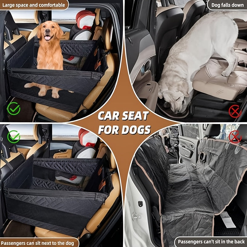 Dog Car Travel Bed for Back Seats, Non-Slip Rear Seat Extender with 22in or 29in Options for Small to Large Dogs, Cars, SUVs and Trucks