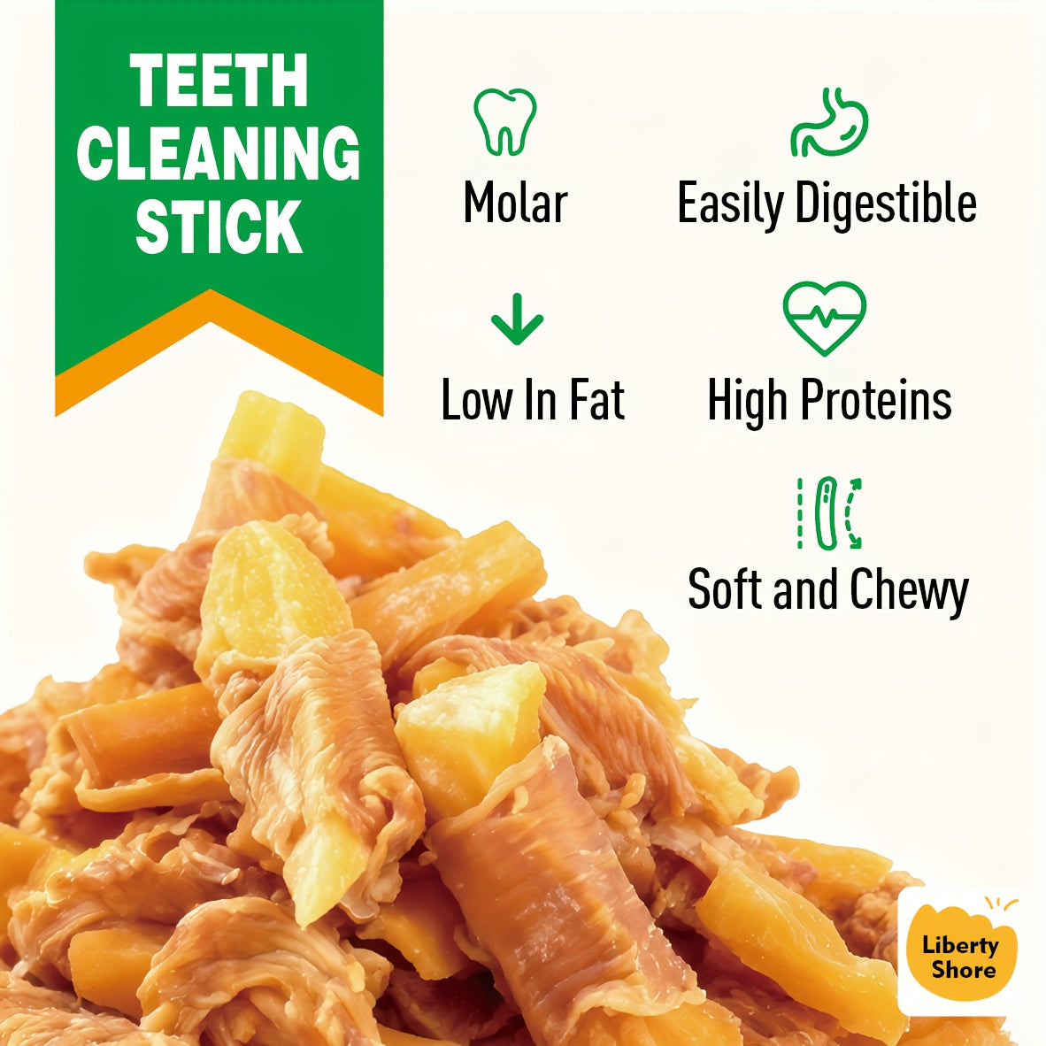 Sweet Potato Dog Treats with Skinless Chicken Wraps, Chewy Fries in 600g or 900g Packs for Supervised Snack Time and Everyday Rewards
