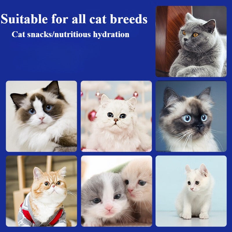 Cat Treat Bars Five-Flavor Variety Pack, 16g Each in 100 or 200 Count Options, Chicken Egg Yolk, Salmon, Cod, Abalone Beef and Tuna Flavor Snacks
