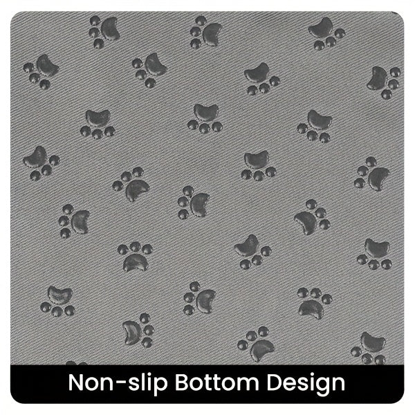 High Density Foam Dog Stairs, Gray 4-Step Pet Steps with Non-Slip Bottom for Small Dogs and Cats to Access Beds, Couches and Sofas