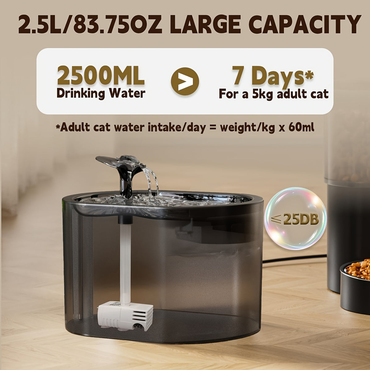 WiFi Cat Feeder and Water Fountain Set, 3L Automatic Food Dispenser with 2.5L Filtered Pet Drinker for Everyday Cat and Dog Feeding Routines