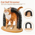 Cat Grooming Arch Massage Toy, 34 cm Self-Grooming Cat Scratcher for Rubbing, Scratching and Interactive Play for Indoor Cats and Kittens
