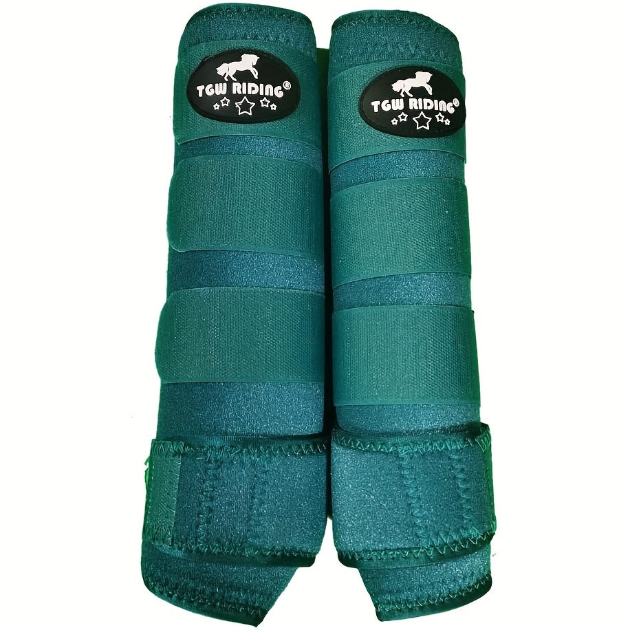 Horse Front Leg Sport Boots for Equestrian Training, Lower Limb Coverage for Supervised Exercise, Seven Colors with Small, Medium and Large Options