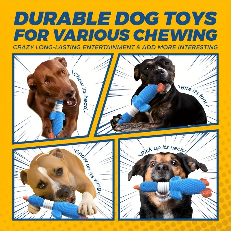 Nylon Dog Chew Toy for Supervised Chewing, Tough Pet Play Accessory for Medium and Large Dogs, Everyday Enrichment and Dog Birthday Gifts