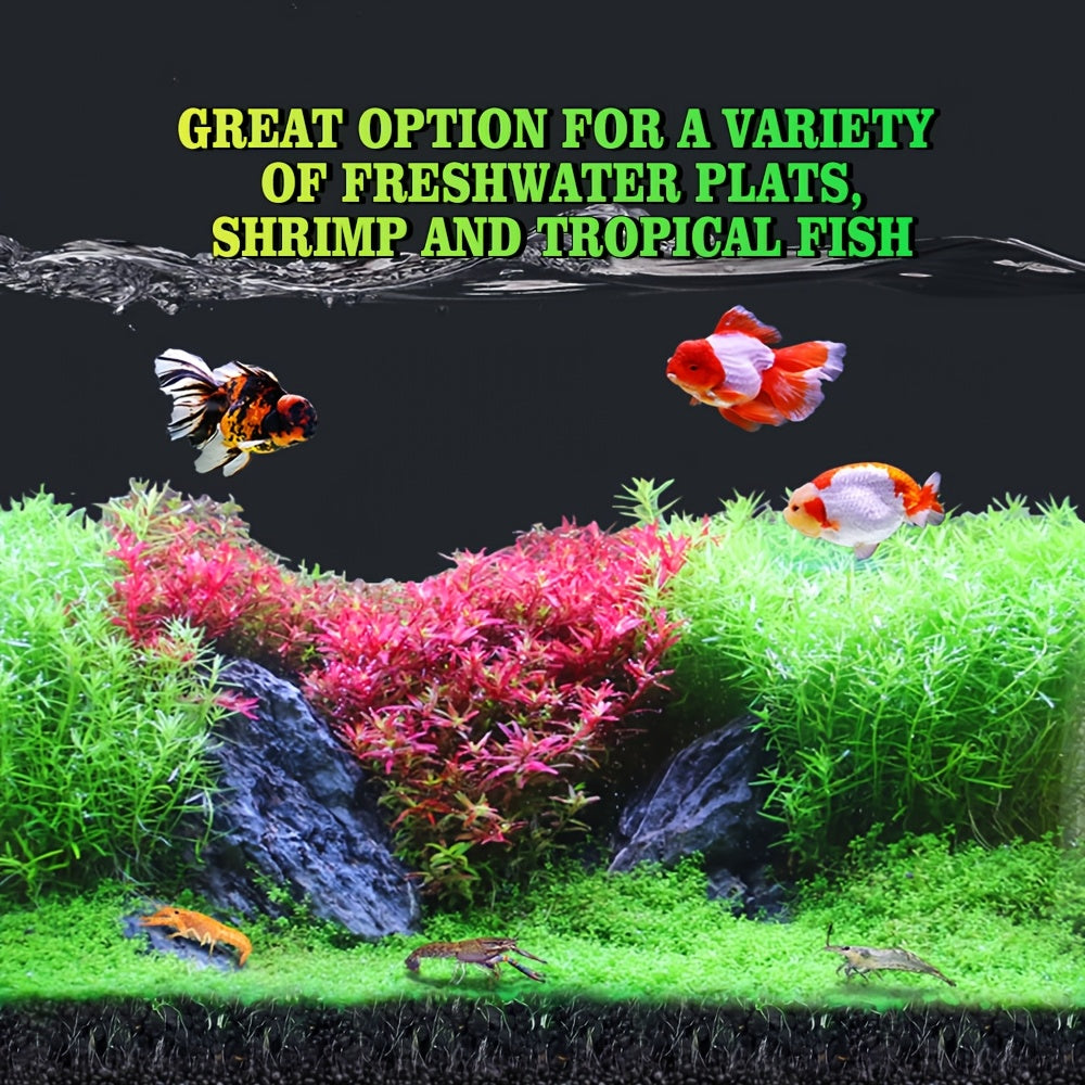 Black Aquarium Substrate Gravel, No-Rinse Pottery Clay for Fish Tank Decor and Planted Aquascaping, 7 lb Bag or 21 lb Three-Pack Options