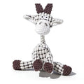 Washable Squeaky Plush Dog Toy for Small and Medium Dogs, Seven Animal Style Options with Goat, Giraffe, Donkey and Puppy Designs for Gentle Play