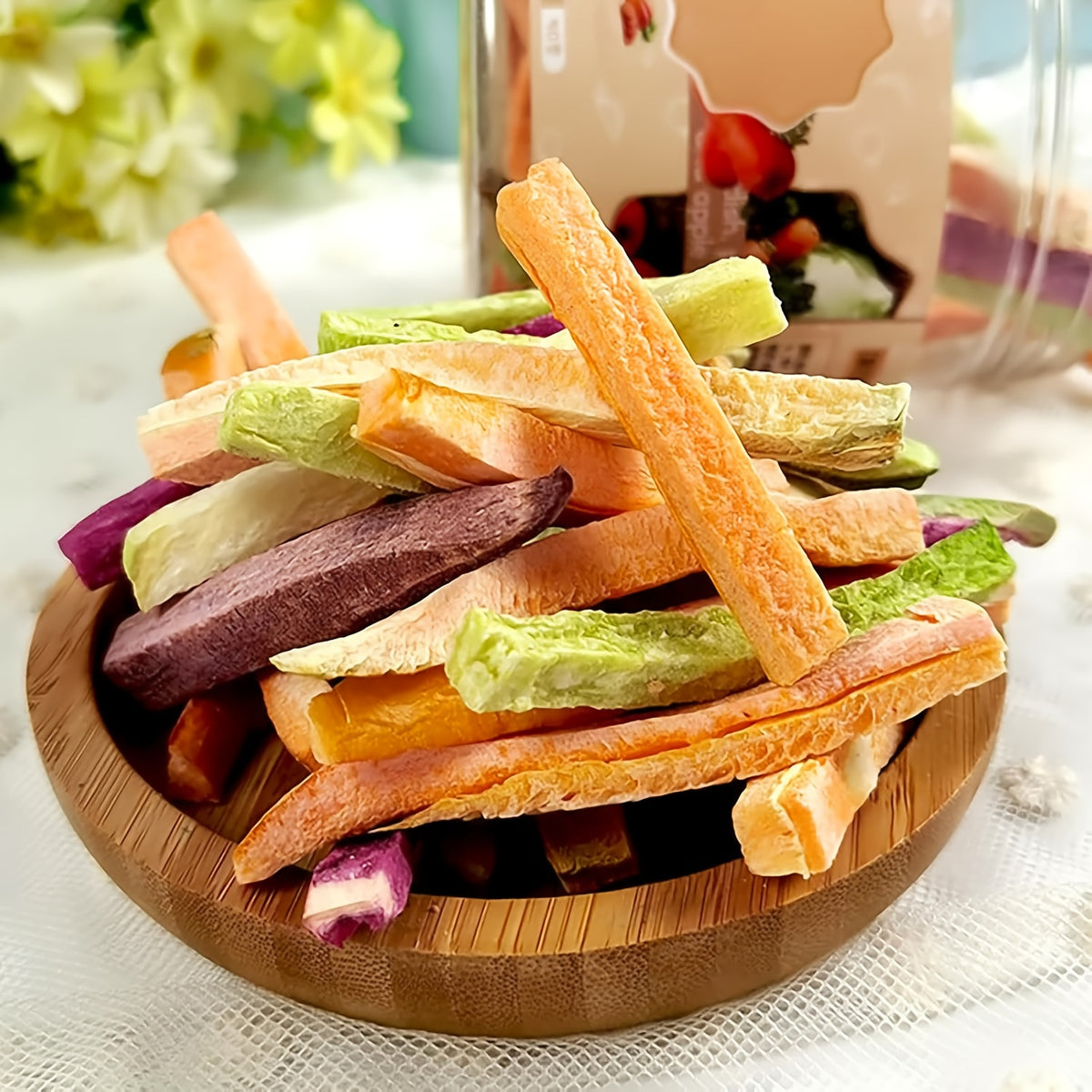 Freeze Dried Small Animal Treats with Vegetables and Fruits, Three Style Options for Pet Owners Planning Species-Appropriate Snack and Reward Routines
