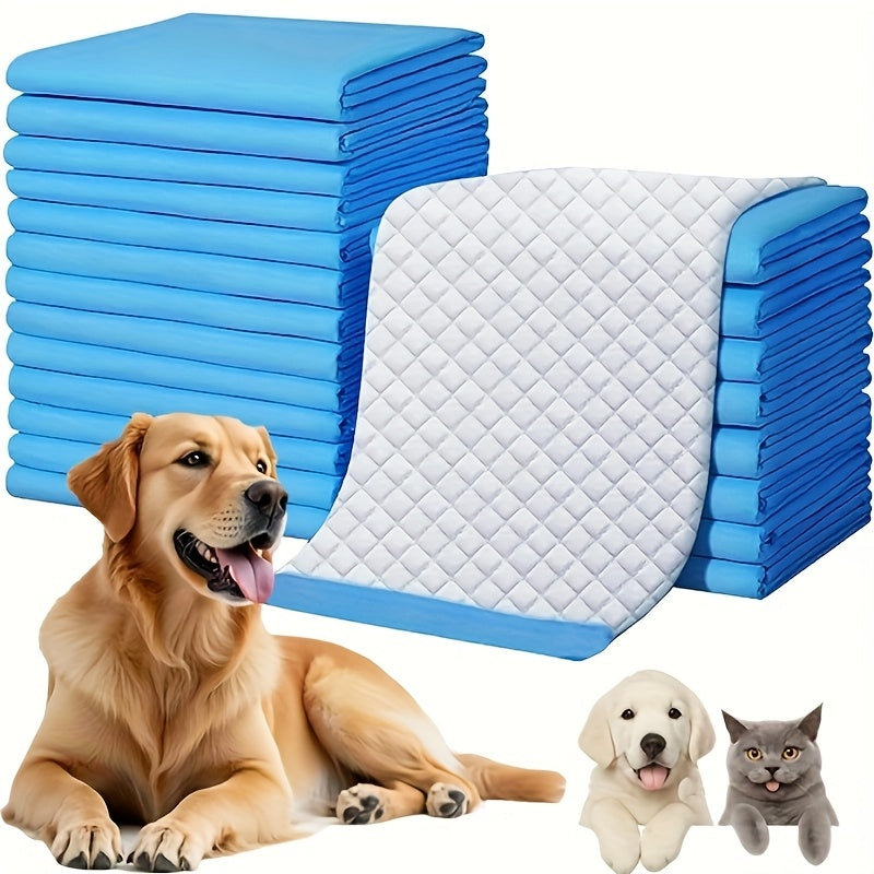 Extra Large Disposable Dog Pee Pads with Absorbent Polymer Core, Puppy Potty Training and Crate Liners in Multiple Sizes, 40 or 120 Count Options