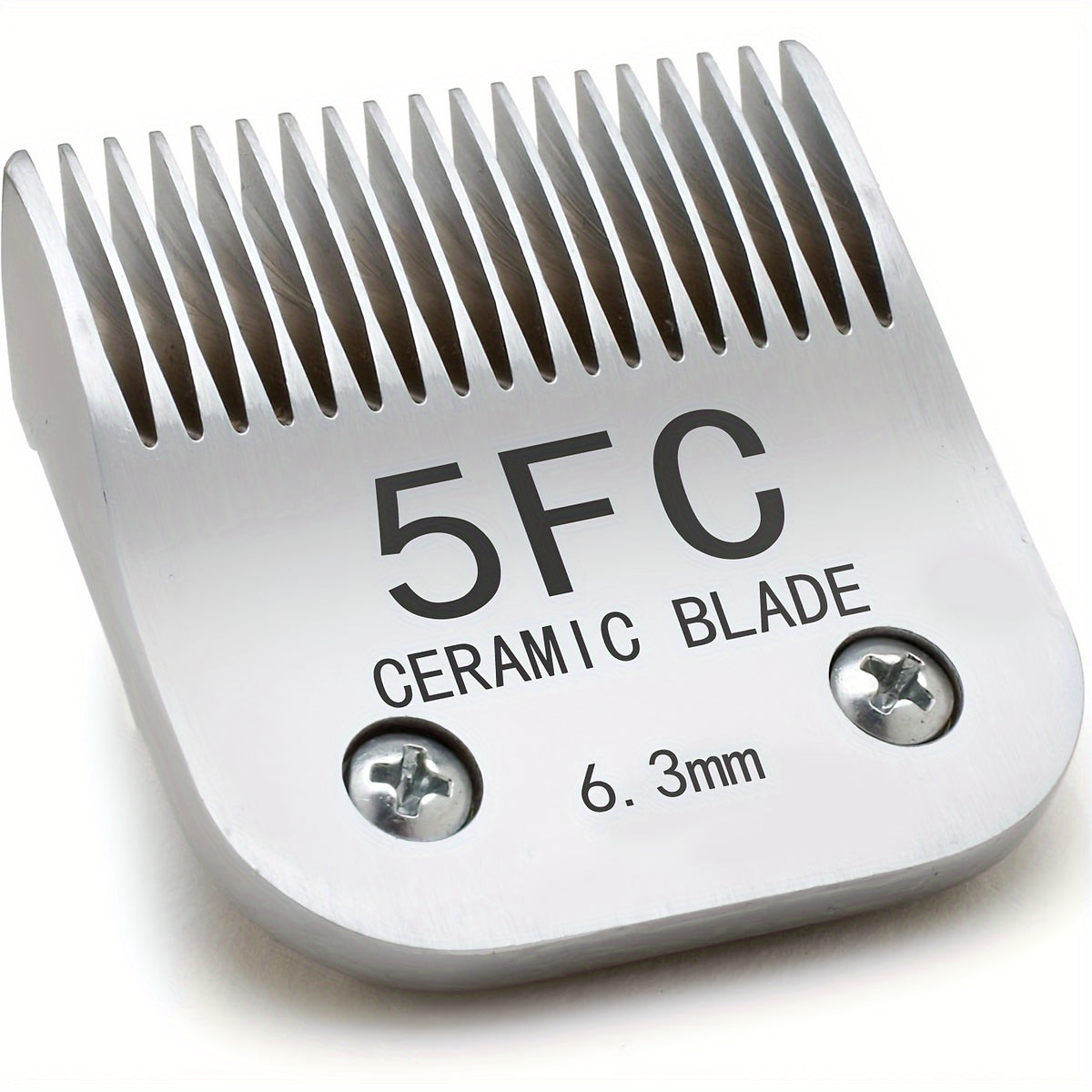 Ceramic Dog Clipper Replacement Blades, Detachable Grooming Blade Singles and Sets for Compatible Andis, Oster A5 and Wahl KM Series Clippers