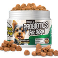 Dog Probiotic Soft Chews 90 Count, Chicken Flavor Six-Strain Formula with Prebiotics for Daily Digestive Support and Canine Gut Care