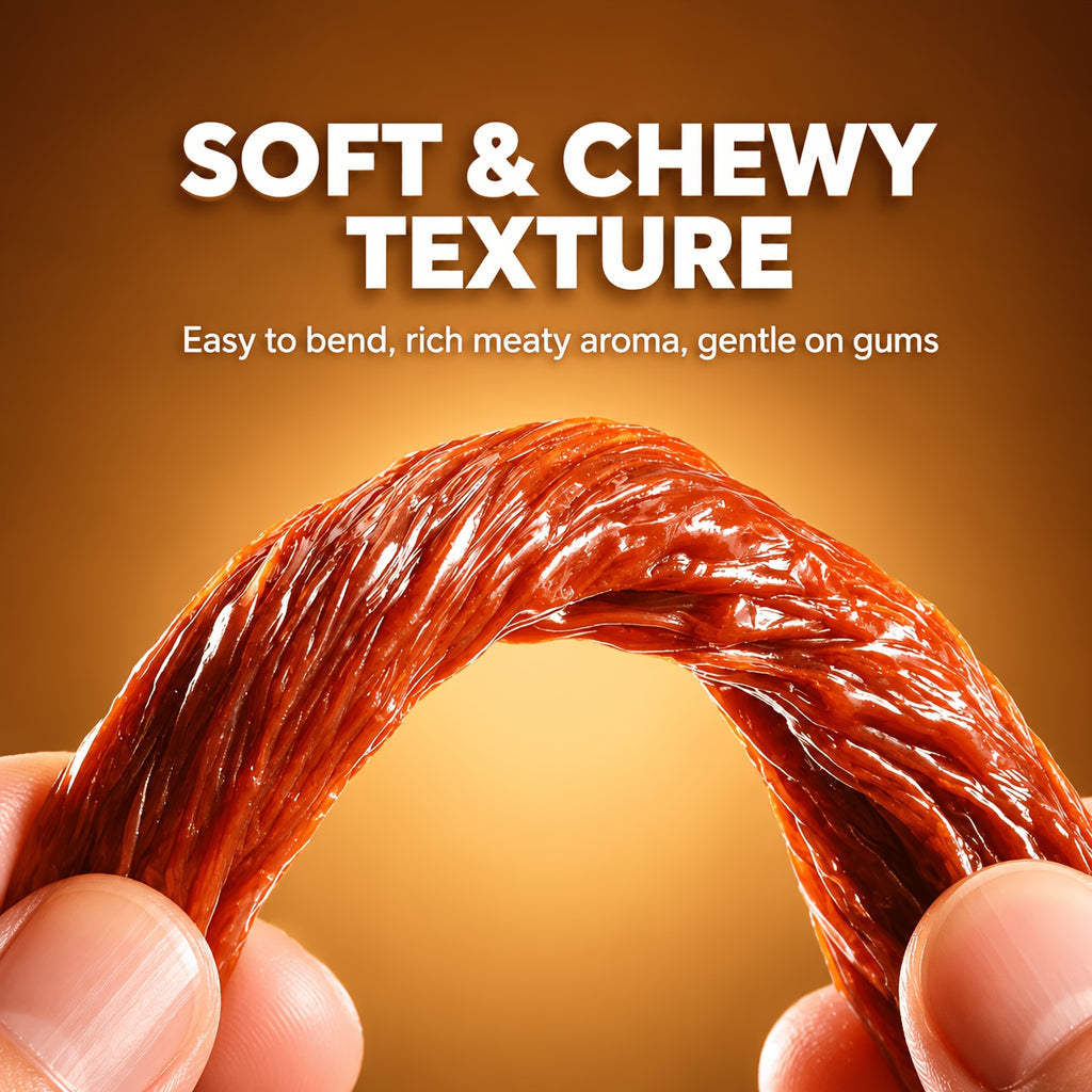 Beef Jerky Dog Treat Sticks, 100g or 100g + 100g Pack Options for Supervised Chewing, Everyday Training Rewards and Dog Gift Baskets