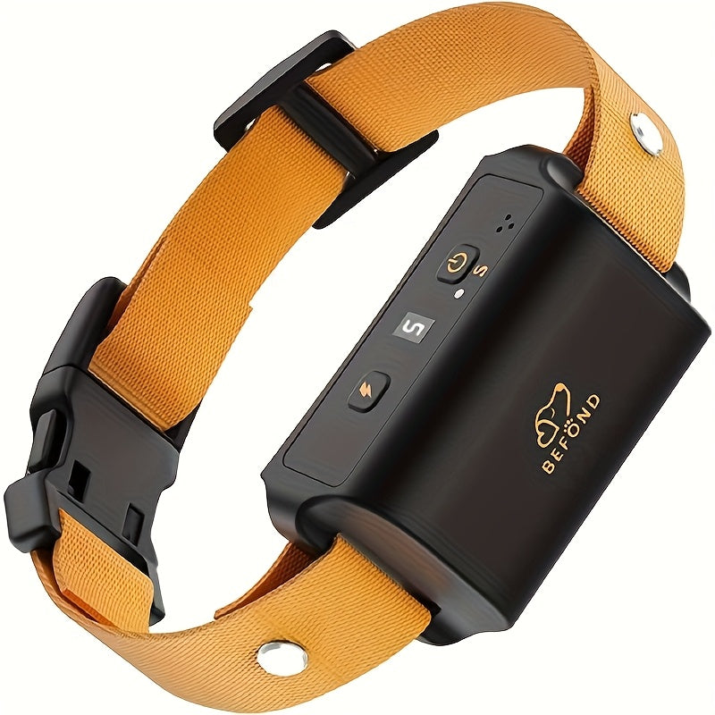 Anti Bark Collar for Dogs with 3 Sensitivity Levels, 7 Intensity Settings, Beep, Vibration and Optional Static Mode for Supervised Training