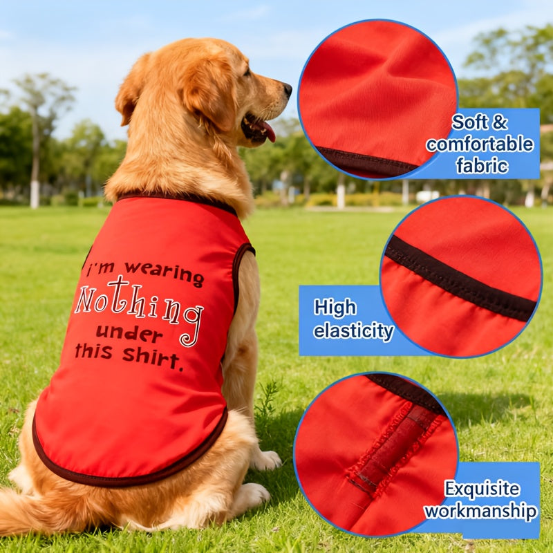 Sleeveless Dog Shirts 8 Pack for Small Dogs, DogLemi Mixed-Color Lightweight Graphic Pet Vests in XS, S and M for Daily Wear and Photos