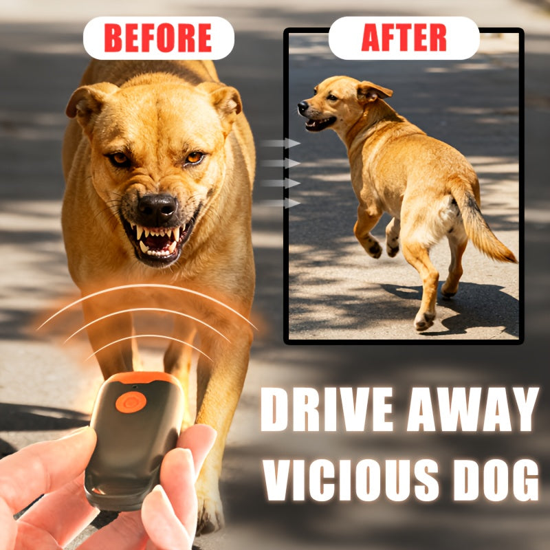 Soundwave Dog Repellent Device with One-Button Start, Barking Deterrent for Dog Behavior Management, Available in Single or Two-Piece Packs