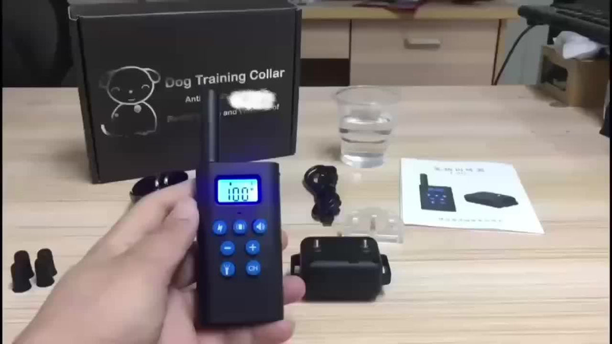 2600ft Dog Training Collar with Remote Control, Remote-Operated Pet Training Accessory for Supervised Dog Training Sessions, 1for1 Option