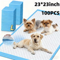 Thickened Dog Pee Pads 100 Count, Disposable Absorbent Puppy Training Pads with Leak Protection and Odor Control, Puppy or Large Dog Options