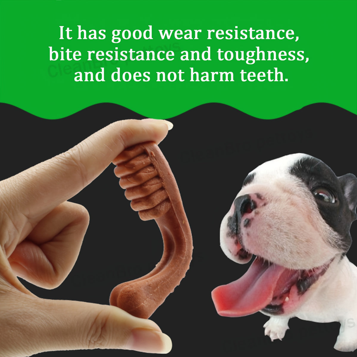 Dog Dental Chews Mint-Flavored Toothbrush Sticks for Medium Dogs 25-50 lbs, Textured Oral Care Treats in 6 or 10 Count Packs